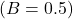 (B = 0.5)