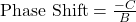 \text{Phase Shift} = \frac{-C}{B}