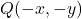 Q(-x, -y)