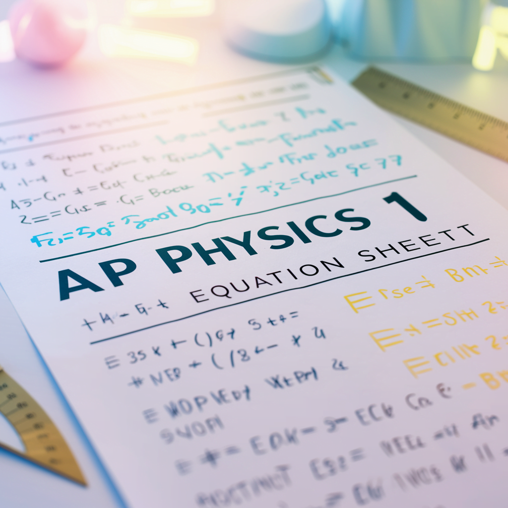 AP Physics 1 Equation Sheet